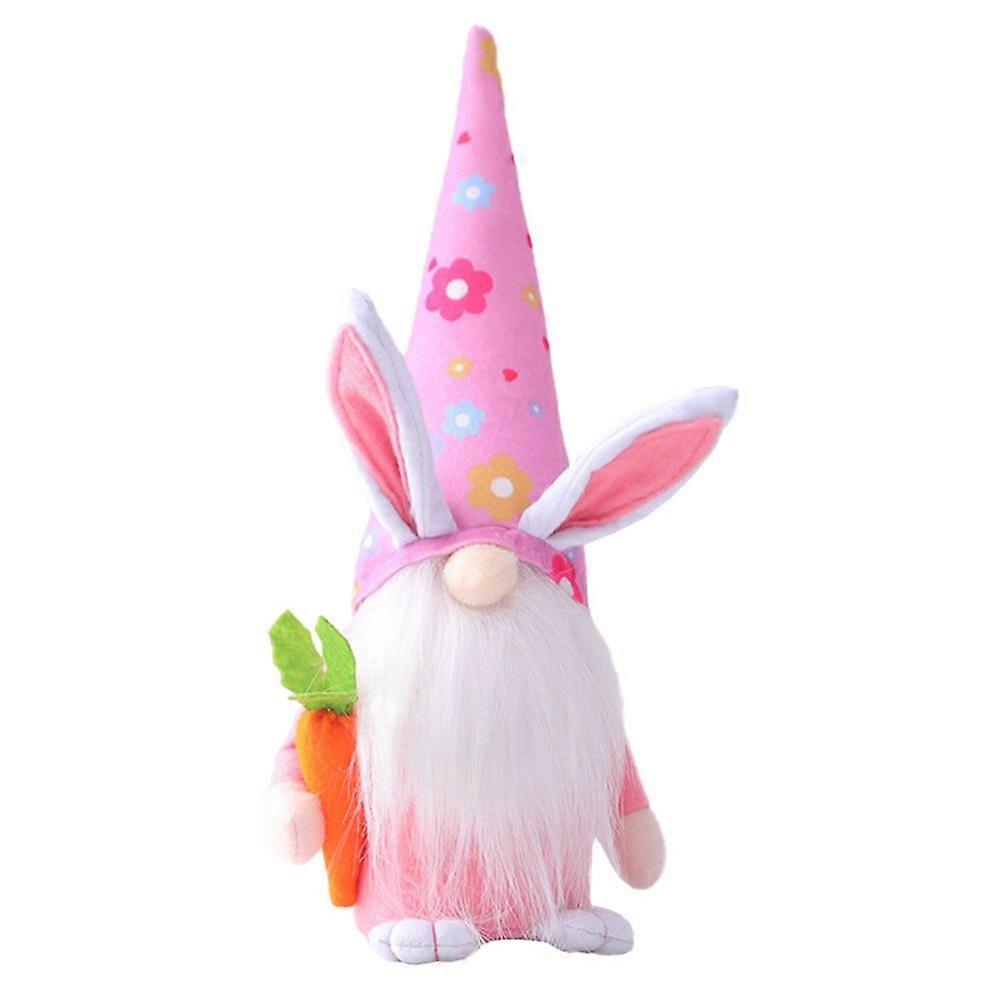 Rabbit Gnome Doll Ornament Easter Gnome Doll Decor Tabletop Doll Adornment