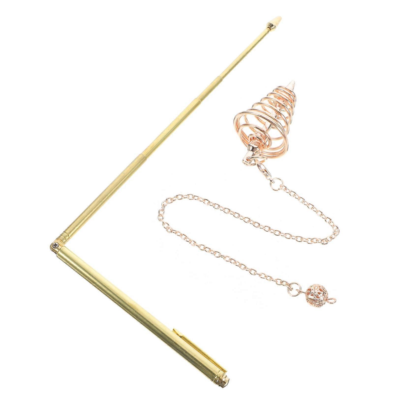 Brass Dowsing Rods for Water and Treasure Detection with Ergonomic Long Handle for Beginners