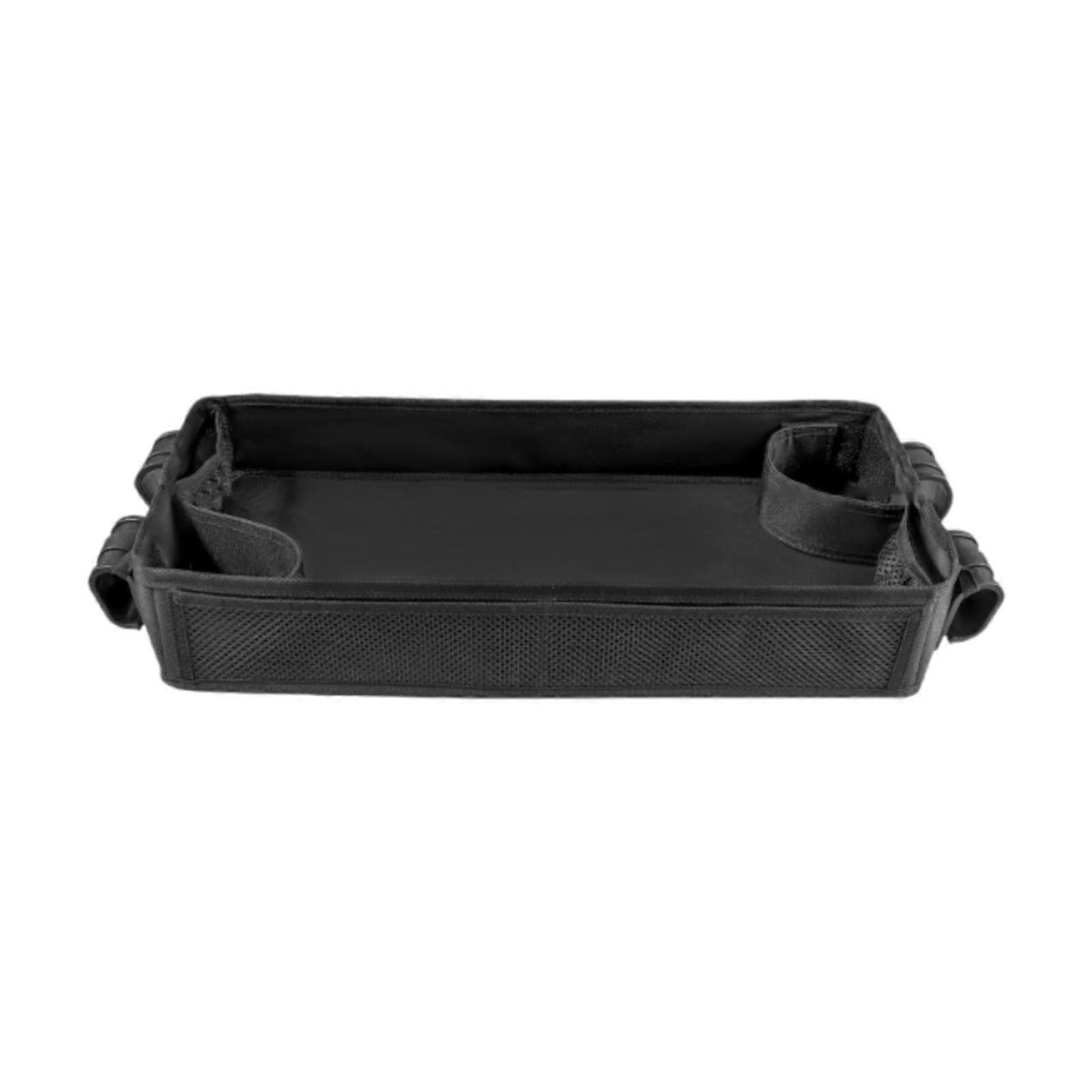 Waterproof Stroller Snack Tray with Cup Holder, Large Capacity Organizer, Easy Clip Install