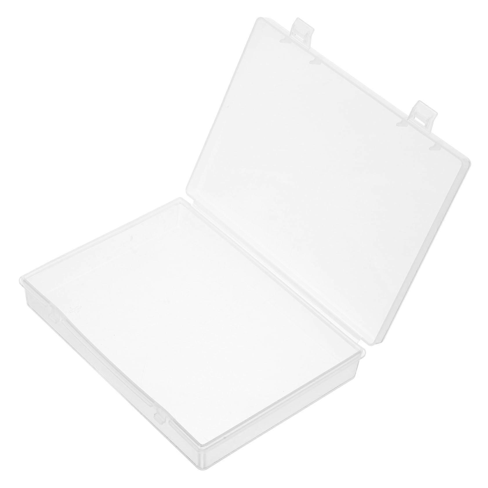 Plastic Poker Card Storage Case with Secure Closure and Compact Rectangular Design