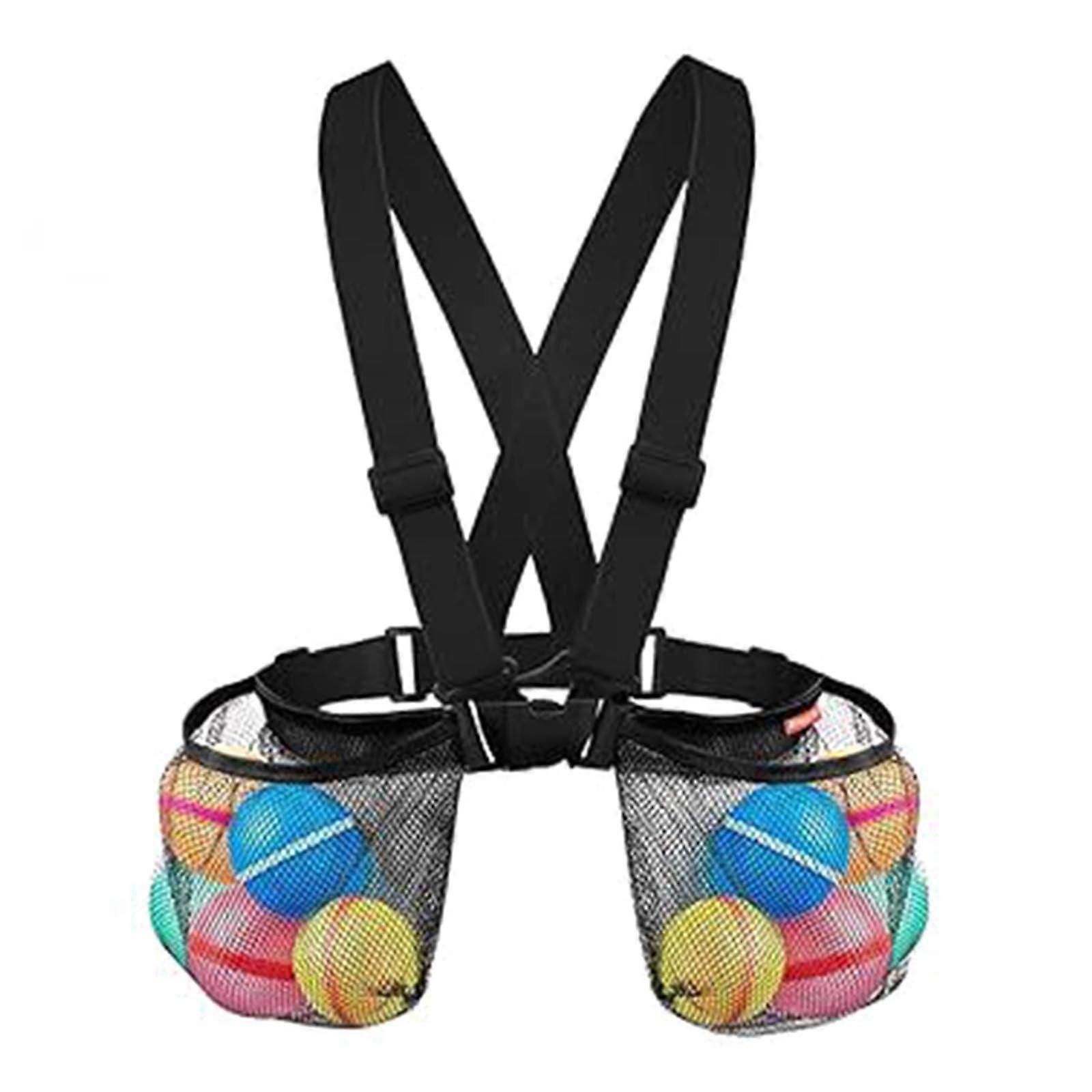 Large Mesh Beach Tote Bag with Large Capacity Storage and Adjustable Shoulder Strap, Black