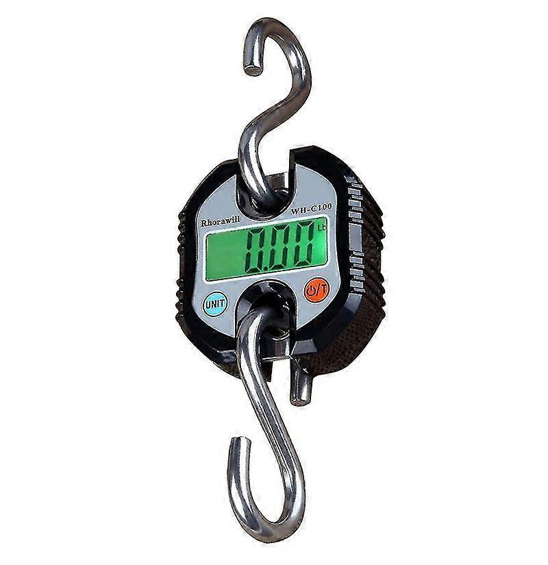 Crane Scale 150kg Double Accuracy Electronic Digital Hook Scale Mini Lcd Loop Hanging