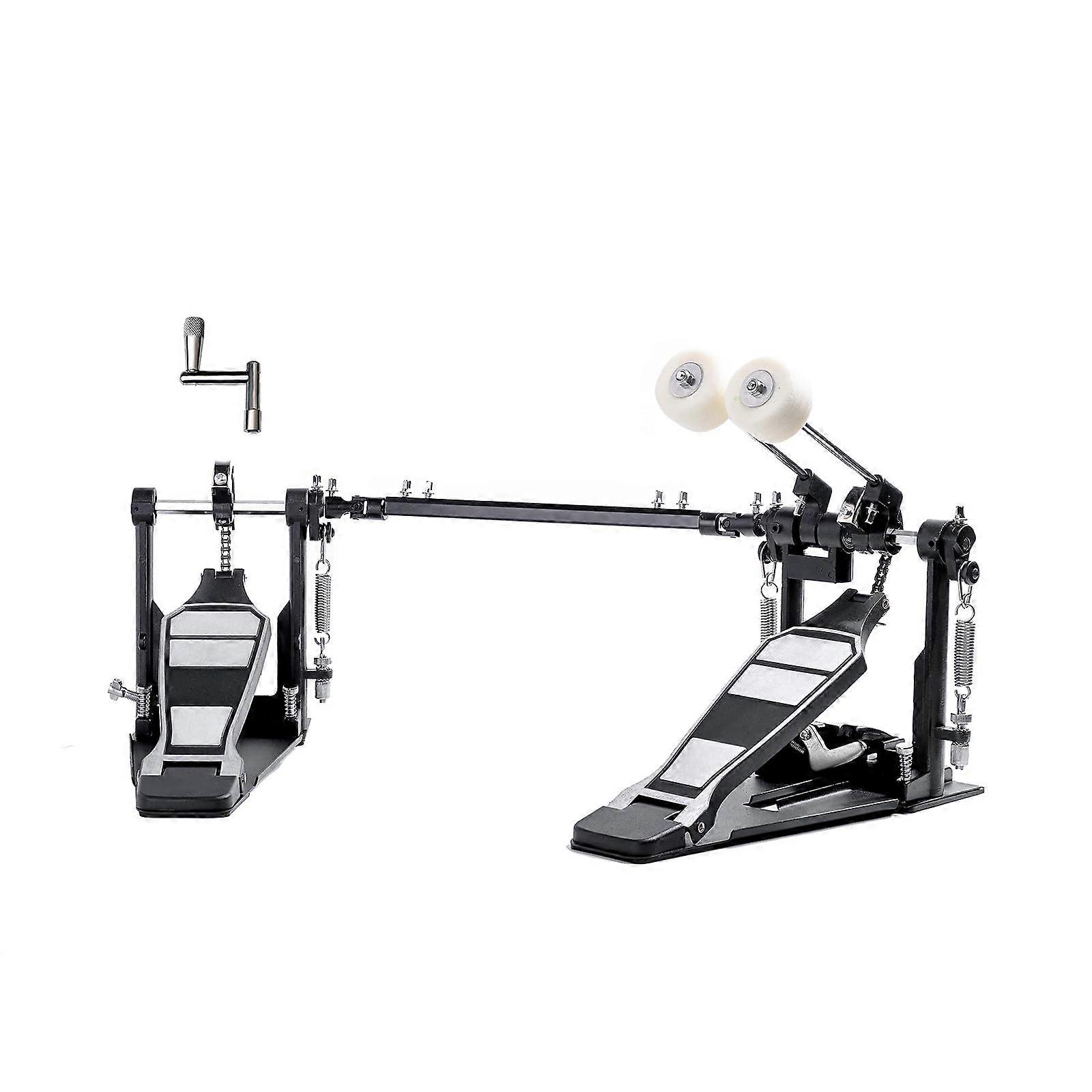 Double Bass Drum Pedal VFK15, Single Chain Drive with Adjustable Beater Angle for Drum Kit