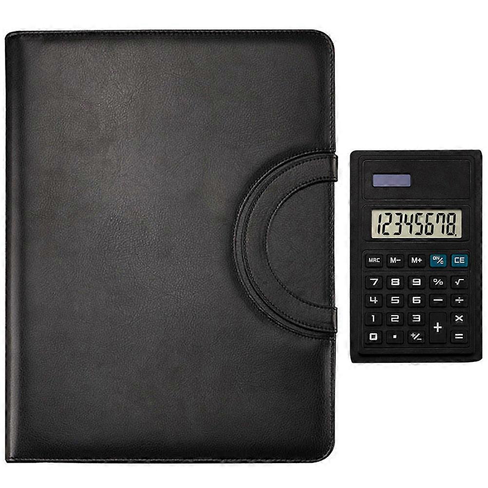 Executive Business Portfolio Case with Zippered Folder for Storage Use