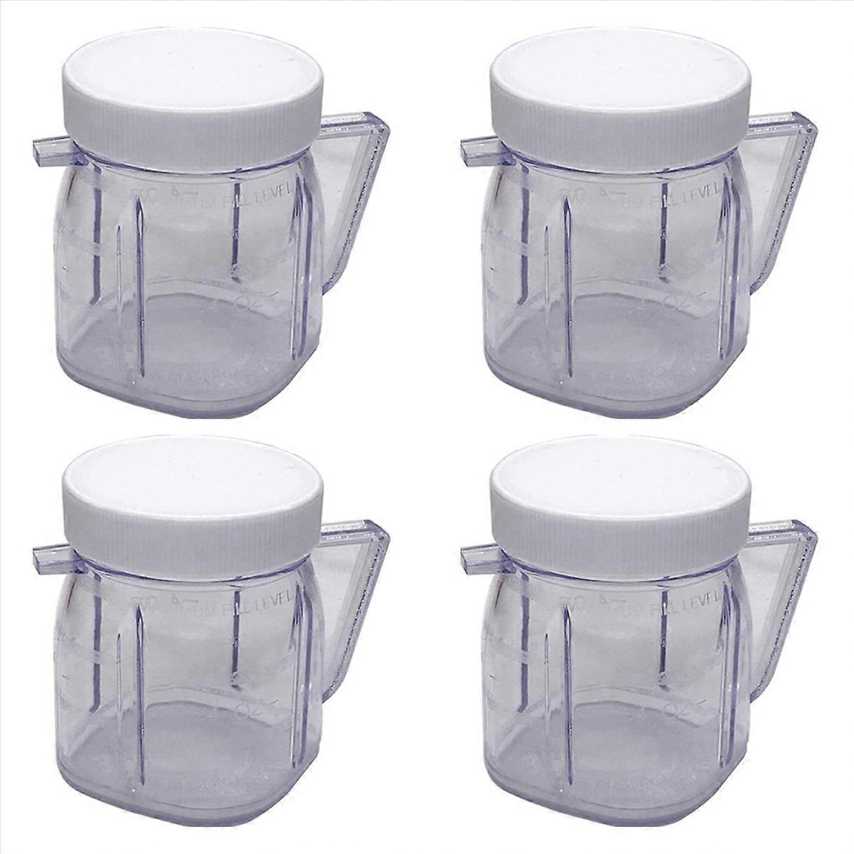 For Blender Parts, Cup Mini Plastic Jars with Lids (1 Pack)