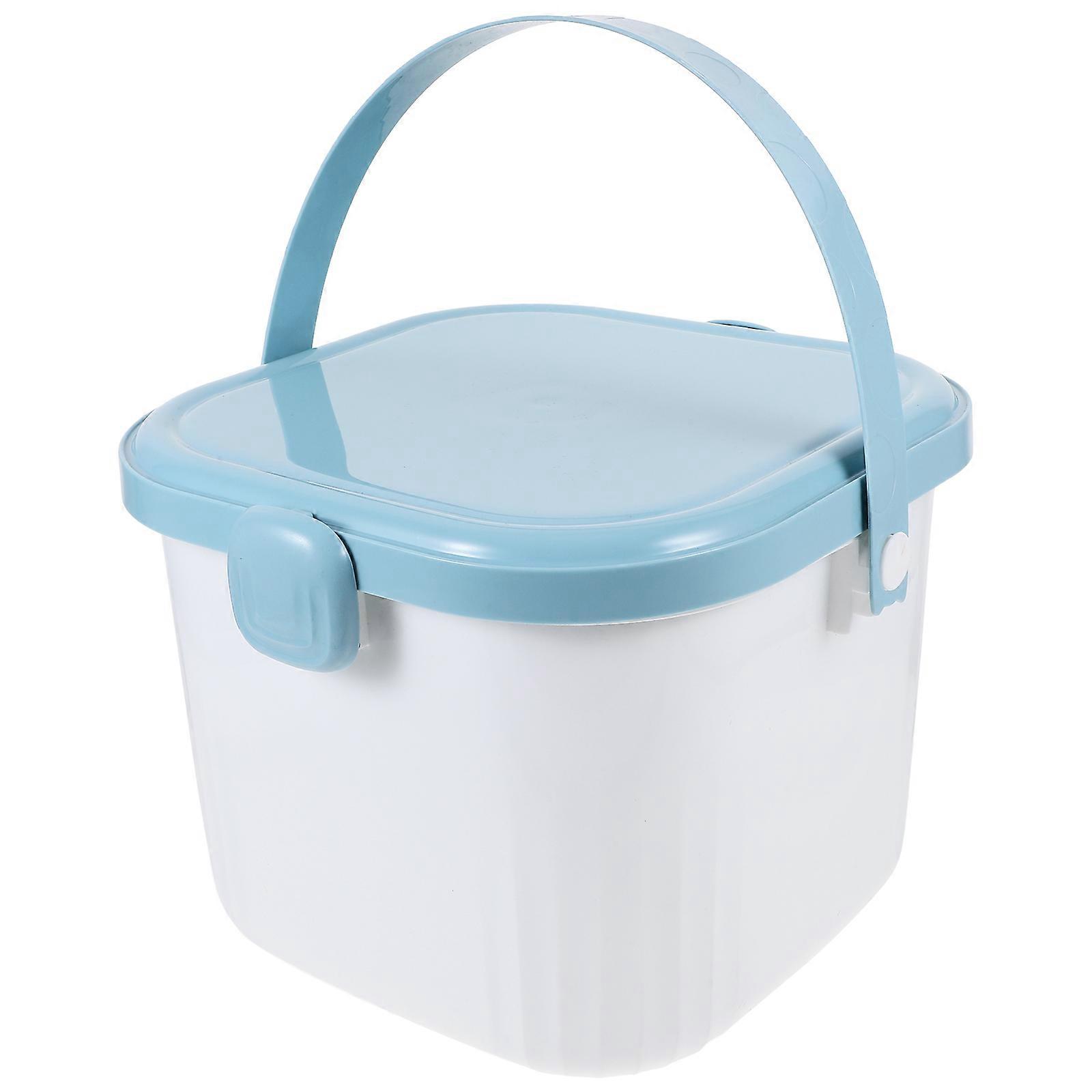 Storage Boxes for Organizing Toy Box with Lid for Storage Blue