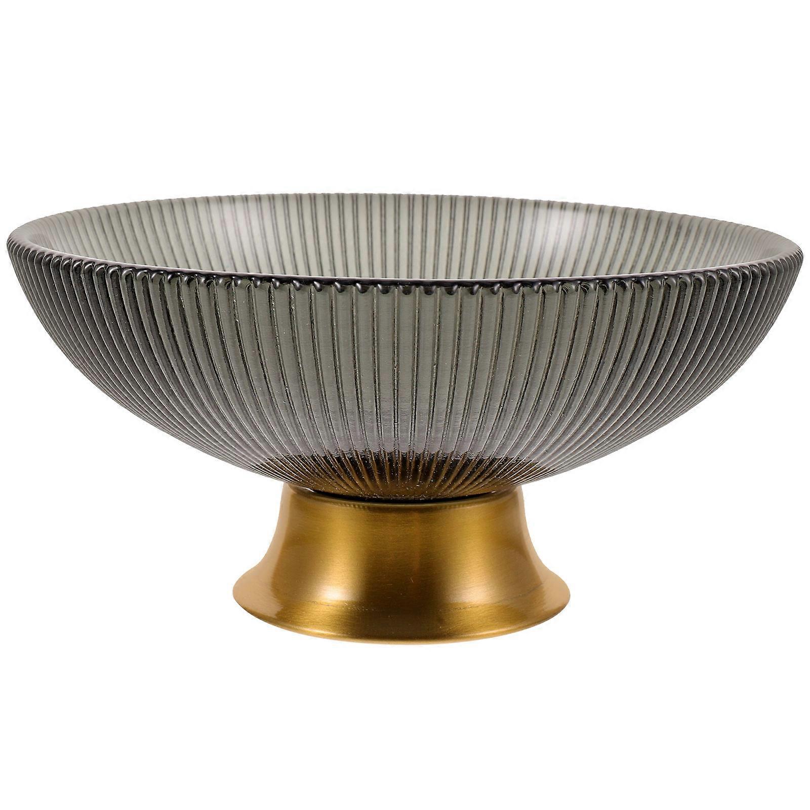 Fruit Dish Elevated Serving Plate for Kitchen Use Glass Candy Tray