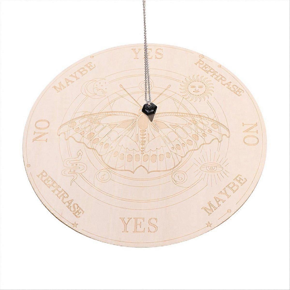 Star Pendulum Board Dowsing Divination Metaphysical Message Board, A