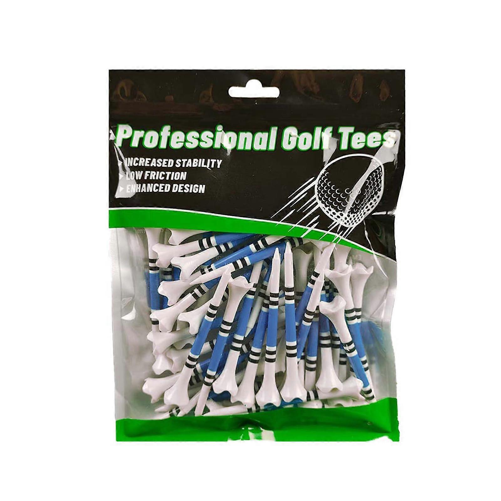 50 Set AllWeather Golf Practice Tees with AntiSlip Base for Stable Driving Range Performance Blue