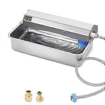 Automatic Dog Water Dispenser, 2 Gallons 304 Stainless Steel Large Dog Water Bowl Dispenser for Indoor/Outdoor, Pet global