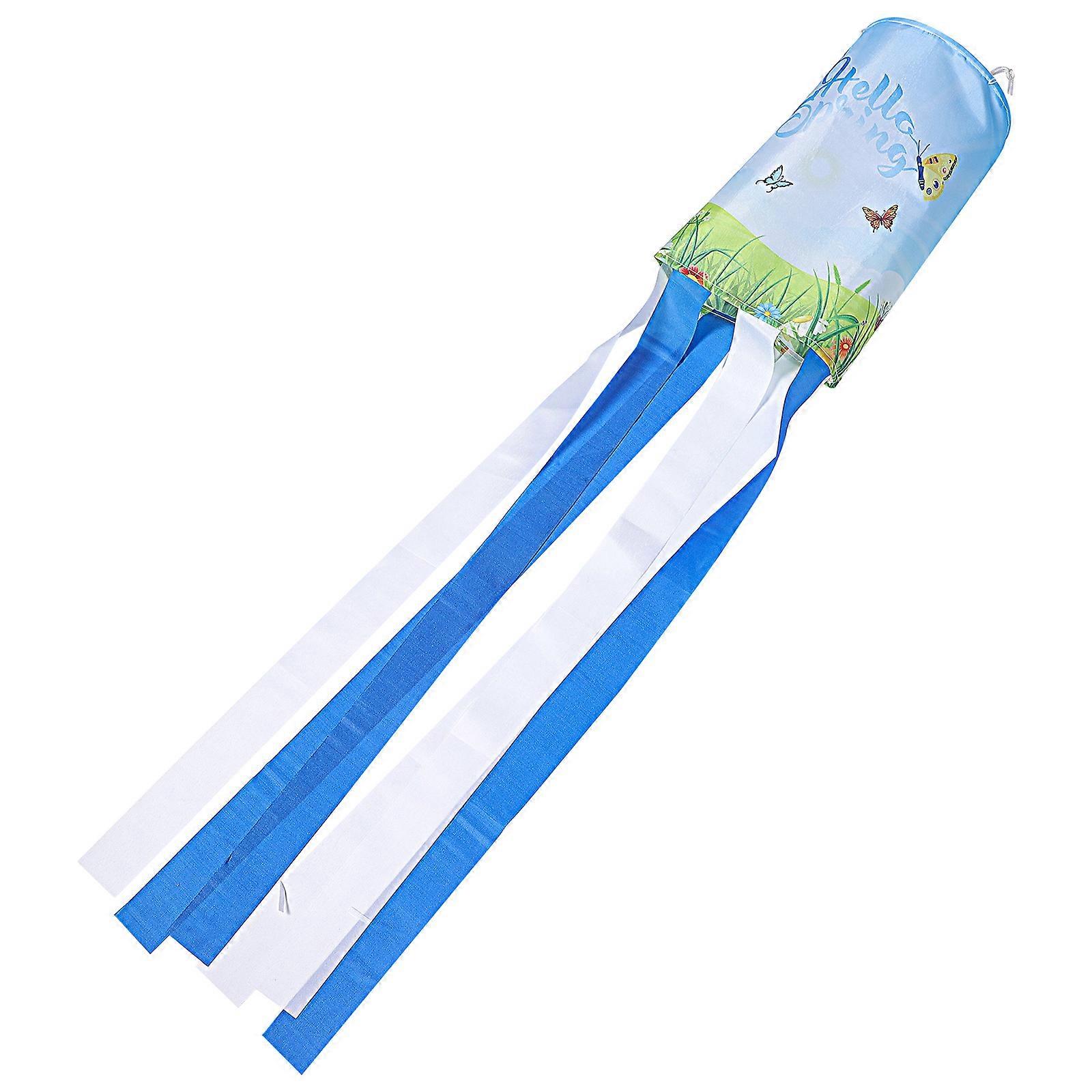 Polyester Windsock Decoration for Decorating 4Pcs Outdoor Garden Flags