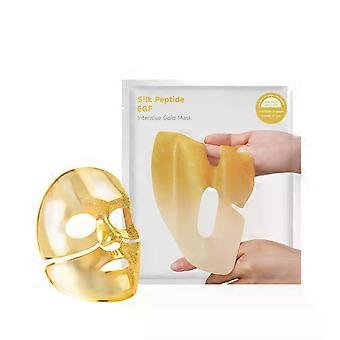 Silk Peptide EGF Intensive Gold Face Mask, Hydrating Moisturizing Sheet Mask for Radiant Glow, Gentle Daily Skincare for Smooth and Silky Skin, 1pcs