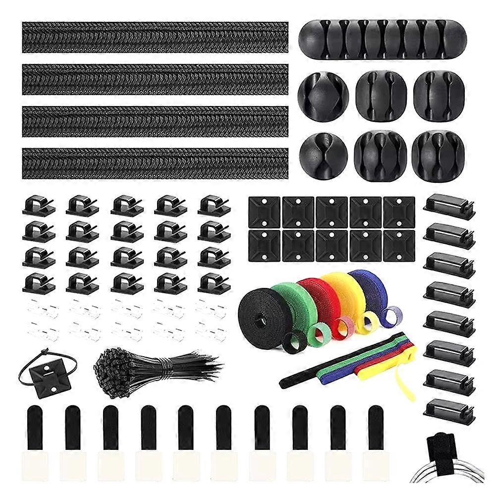 204 PCS Cable Management Kit for Home