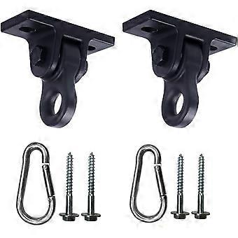 Heavy Duty Black Swing Hangers Screws Bolts Included Over 5000 lb Capacity