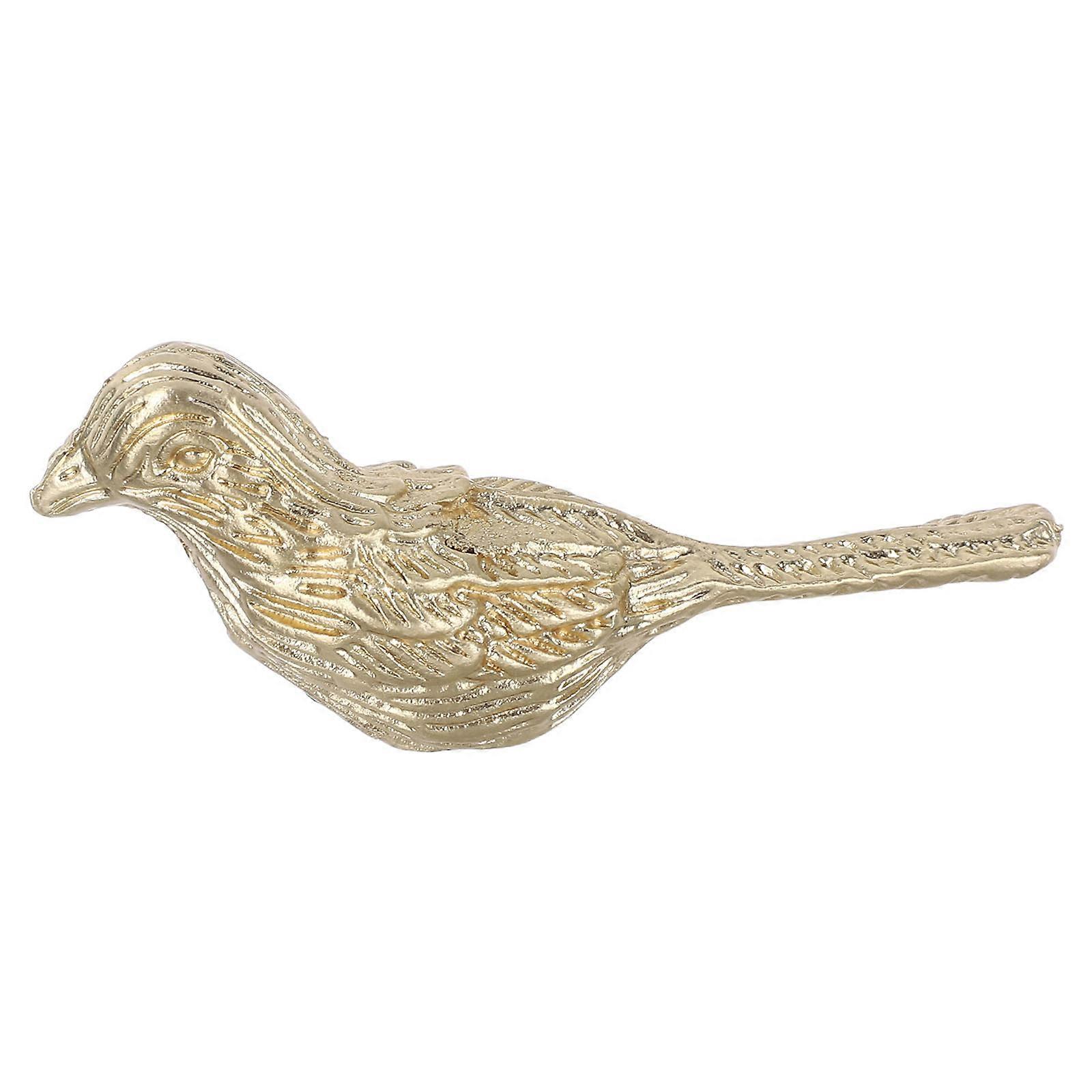 Bird Cabinet Knobs for Decorative 5Pcs Golden Bedroom Drawer Pulls
