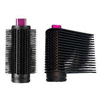 Round Volumizing Brush+Tension Comb Brush for Airwrap HS01/05/08 Attachments for Dry Fast Smooth Add Big Volume B