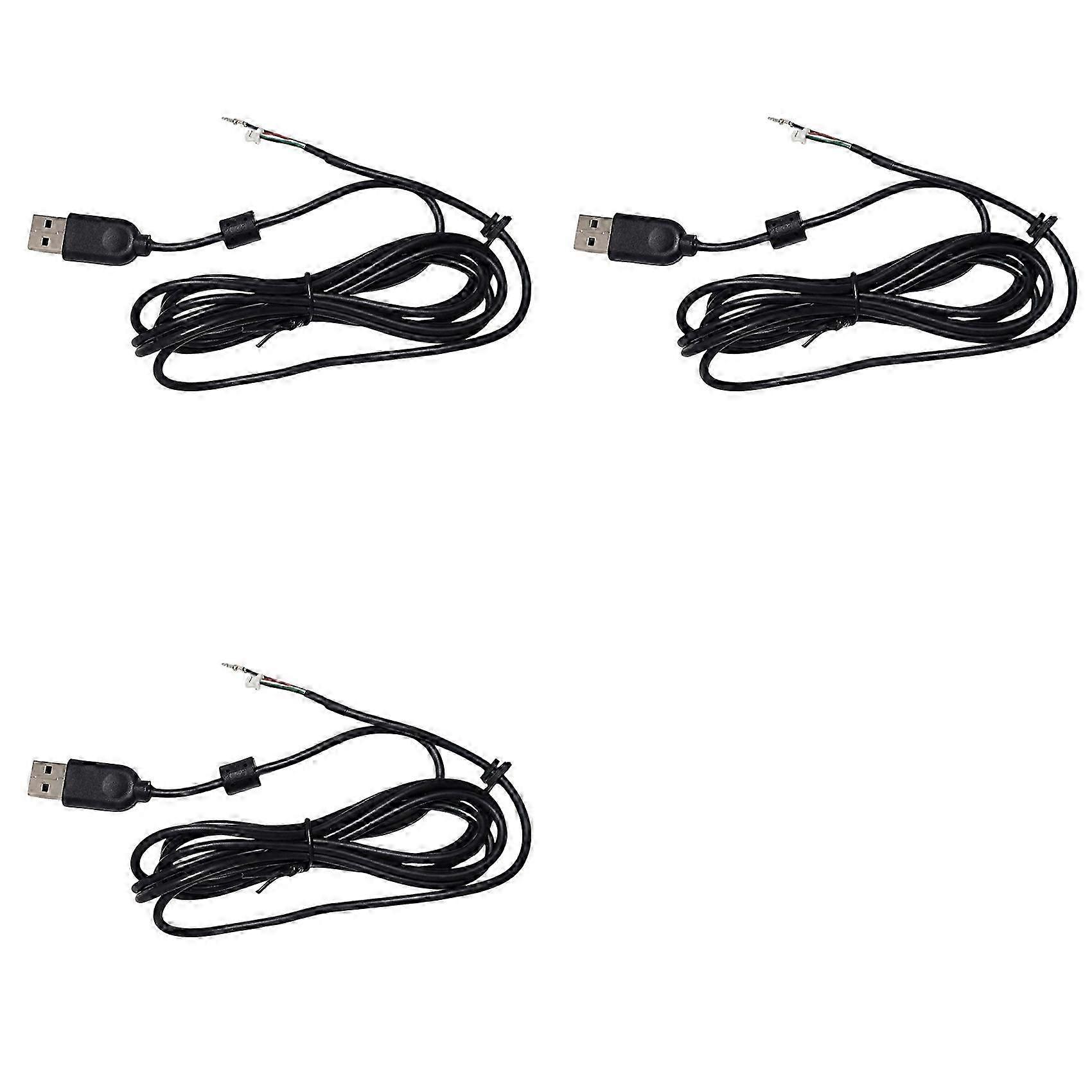 3X USB Repair Replace Camera Line Cable Webcam Wire compatible with Logitech Webcam C920 C930E
