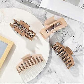 Large Hair Claw Clips, 8 Pack 4.3" Hair Clips compatible Women & Girls, Strong Hold Matte Claw Hair Clips compatible Thick & Thin Hair