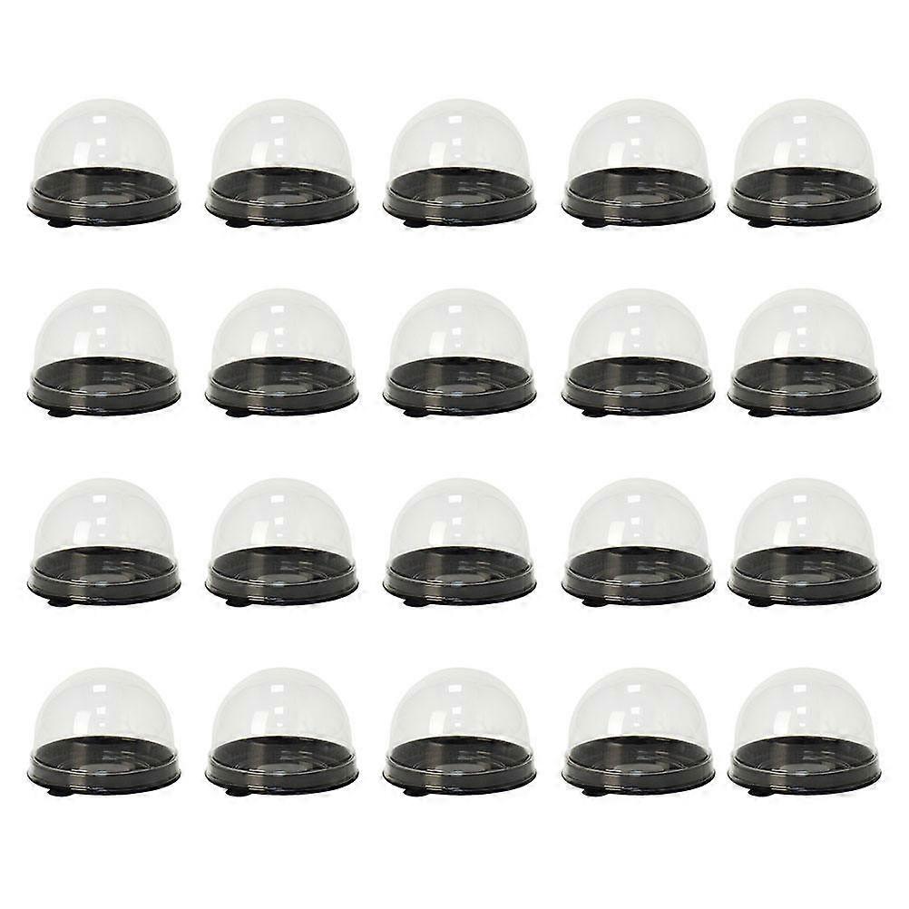 Cake Containers Plastic Boxes for Cake Storage Use 50Pcs with Lid
