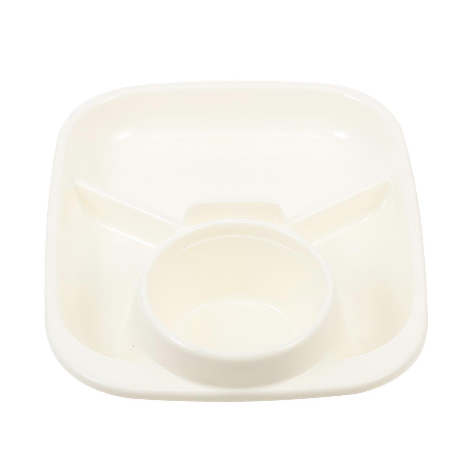 Divided Plates Portion Control Tableware 22X18.5X4CM 2Pcs