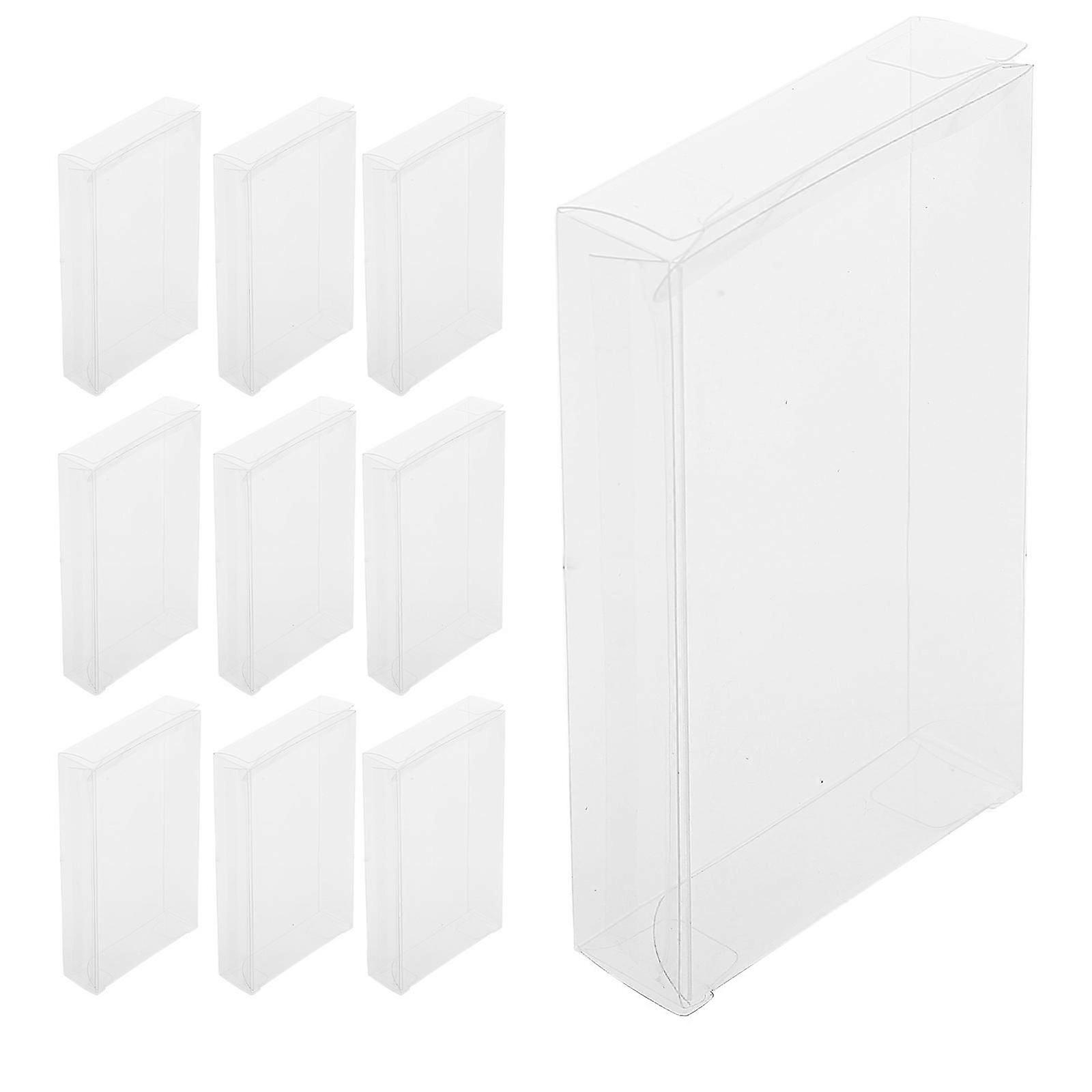 Transparent Chocolate Box Rectangular Gift Boxes Simple Design Protection 10PCS