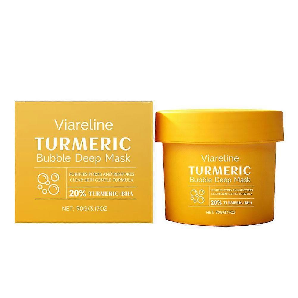 Turmeric Bubble Deep Mask 90g - Yellow