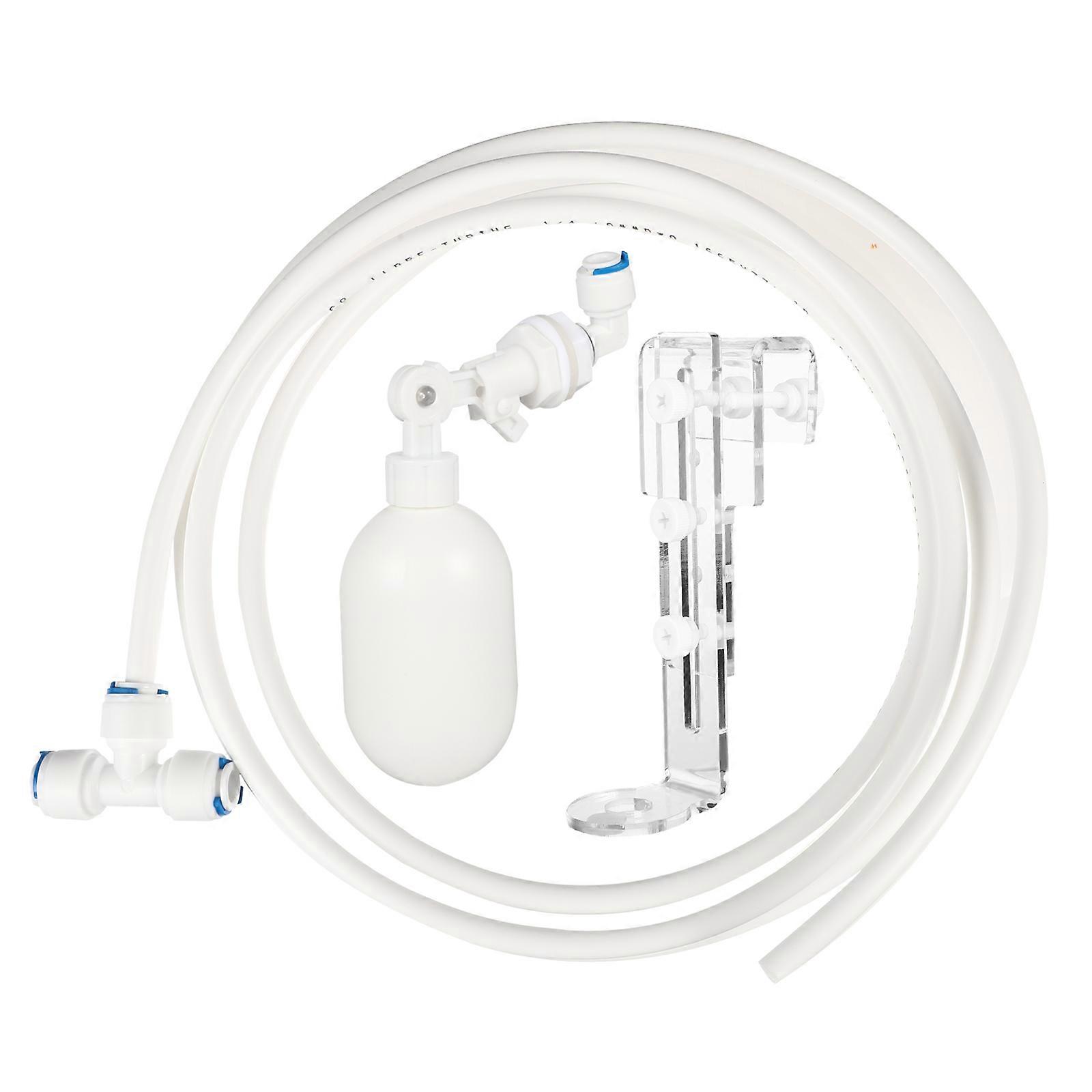 White Plastic Float Ball Valve for Automatic Fish Tank Shut Off 1Set