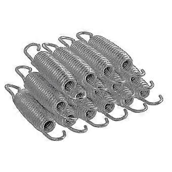 15 Trampoline Replacement Springs Heavy-Duty Galvanized Steel Set - Multiple Sizes