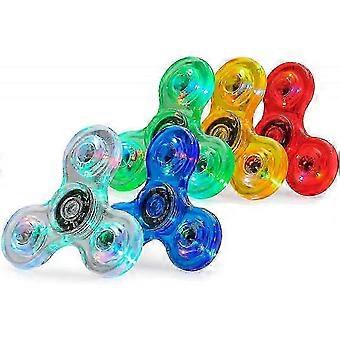 Fidget Spinner,5 Pack Led Light Up Fidget Spinner- Finger Toy Hand Fidget Spinner-Birthday Gift,Reward to Students,Stay Focus,Stress Relief(5 Pa_cdb3