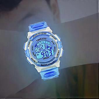 lectronic Watches Color Luminous Dial Life Waterproof Multi Function Luminous Aalarm Clocks Watch For Boys And Girls