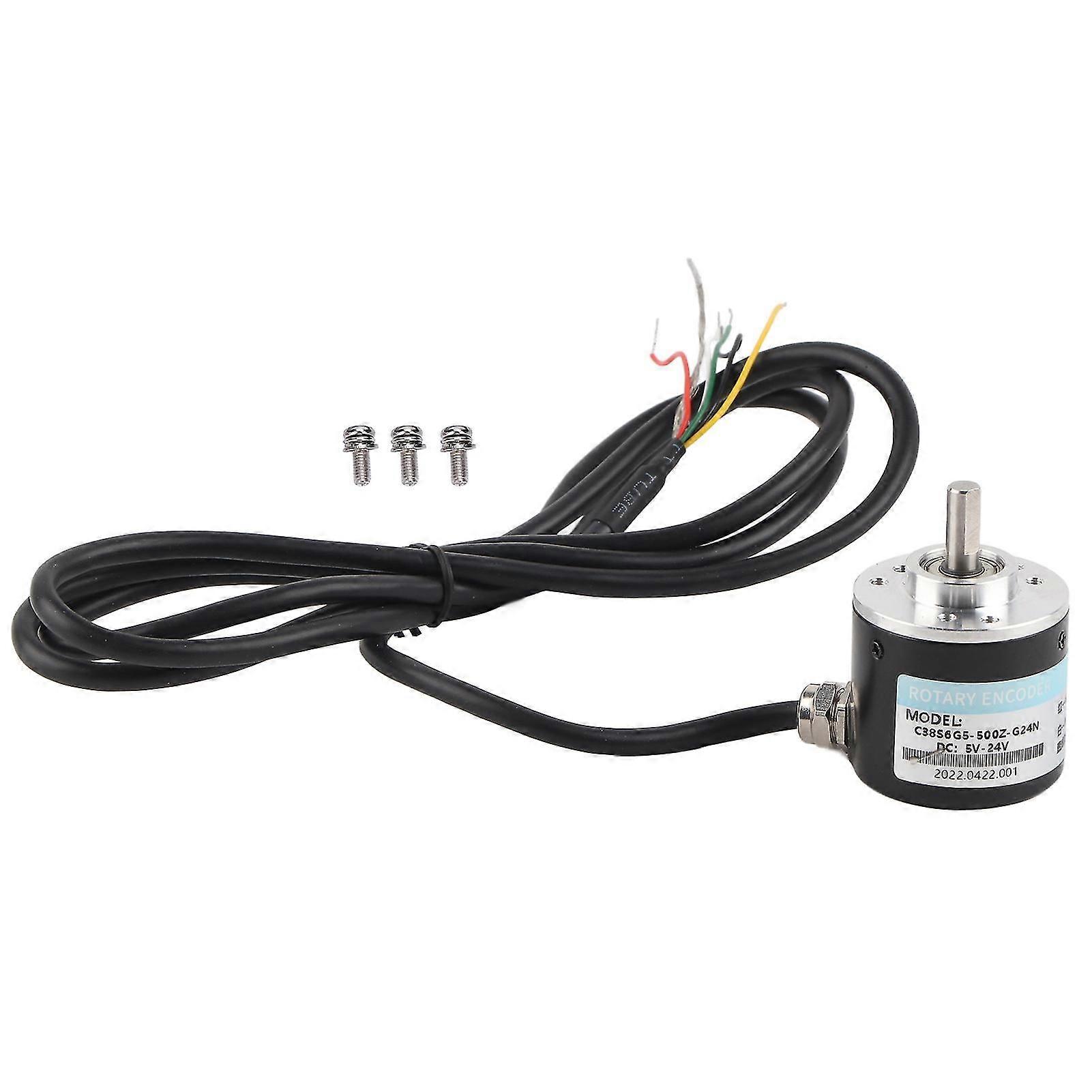 Photoelectric Encoder ABZ 3Phase DC524V Solid Shaft Compatible withOffice Automation Engineering Field500Z