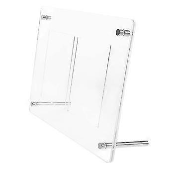 Transparent Acrylic Trading Card Display Case, 9-Pocket Holder with Magnetic Closure for Collectible Cards, 1 Pack