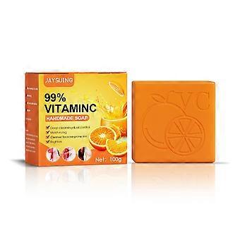 Jaysuing VC Beauty Soap, Body Moisturizing Clean Skin Melanin Brightening White Skin Soap