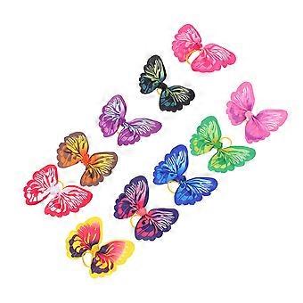 Party Puppy Bow Dog Hair Decor with Elastic Band 120Pcs for Pets