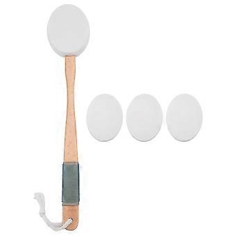Lotion Applicator compatible withBack, Feet, 4 Replaceable Pads, 1 Long Handle, Back Lotion Applicator compatible withSeniors, Women