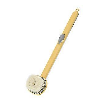 Scrub Bath Brush Long Handle Rub Bath Brush Bath Soft Hair Back Bath Brush Rub Bath Artifact Back Brush