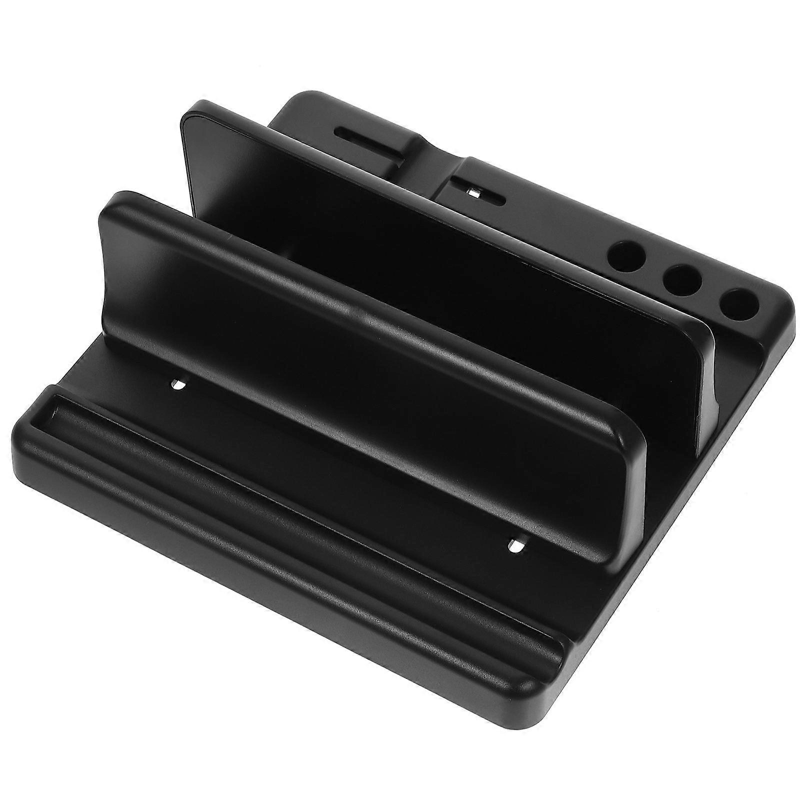 1PC Laptop Stand Vertical Type Laptop Bracket Compatible for Pro (Black)