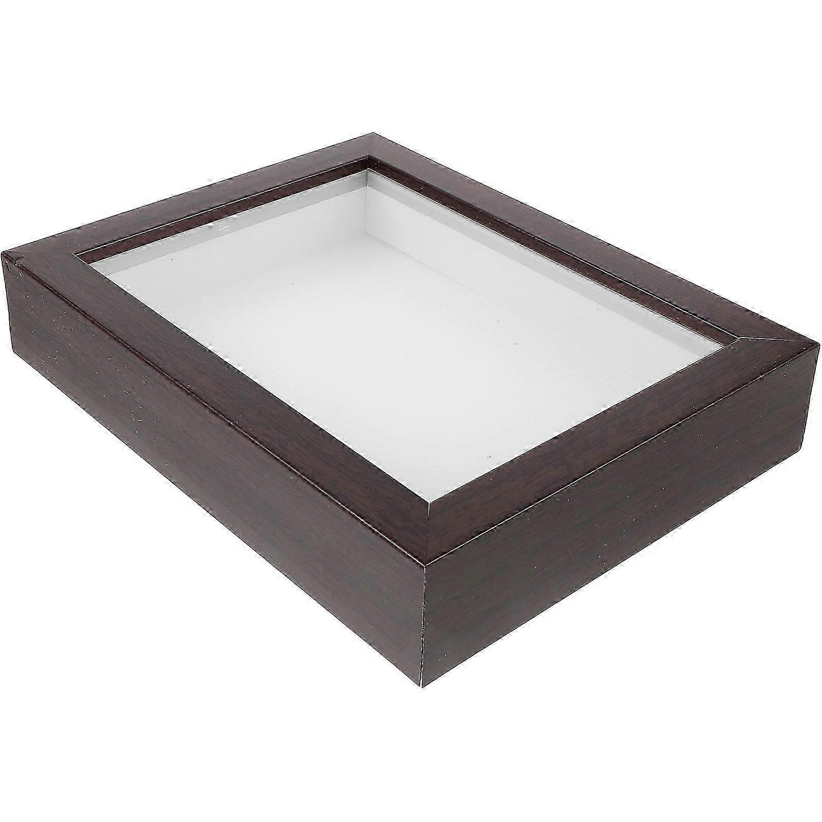 Shadow Box Picture Frame for Specimen Display Sturdy Multi Material