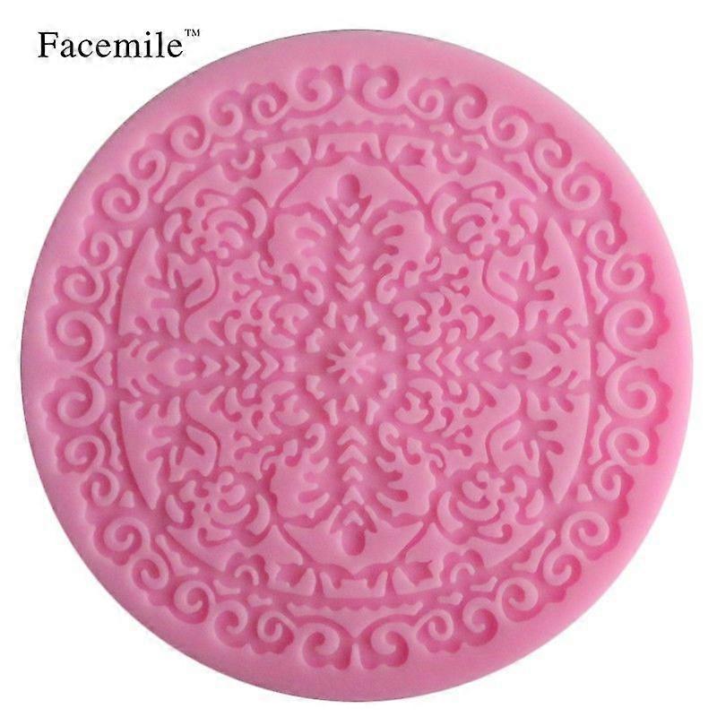 Lace lace shape cake decorative mold - 1PC