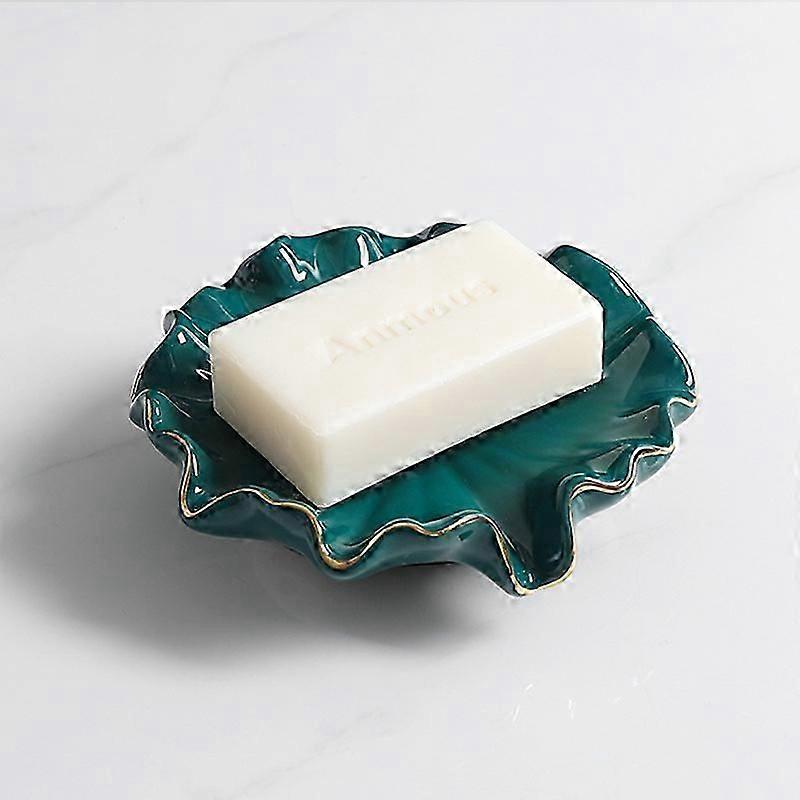 Ceramic Soap Dish(Green)