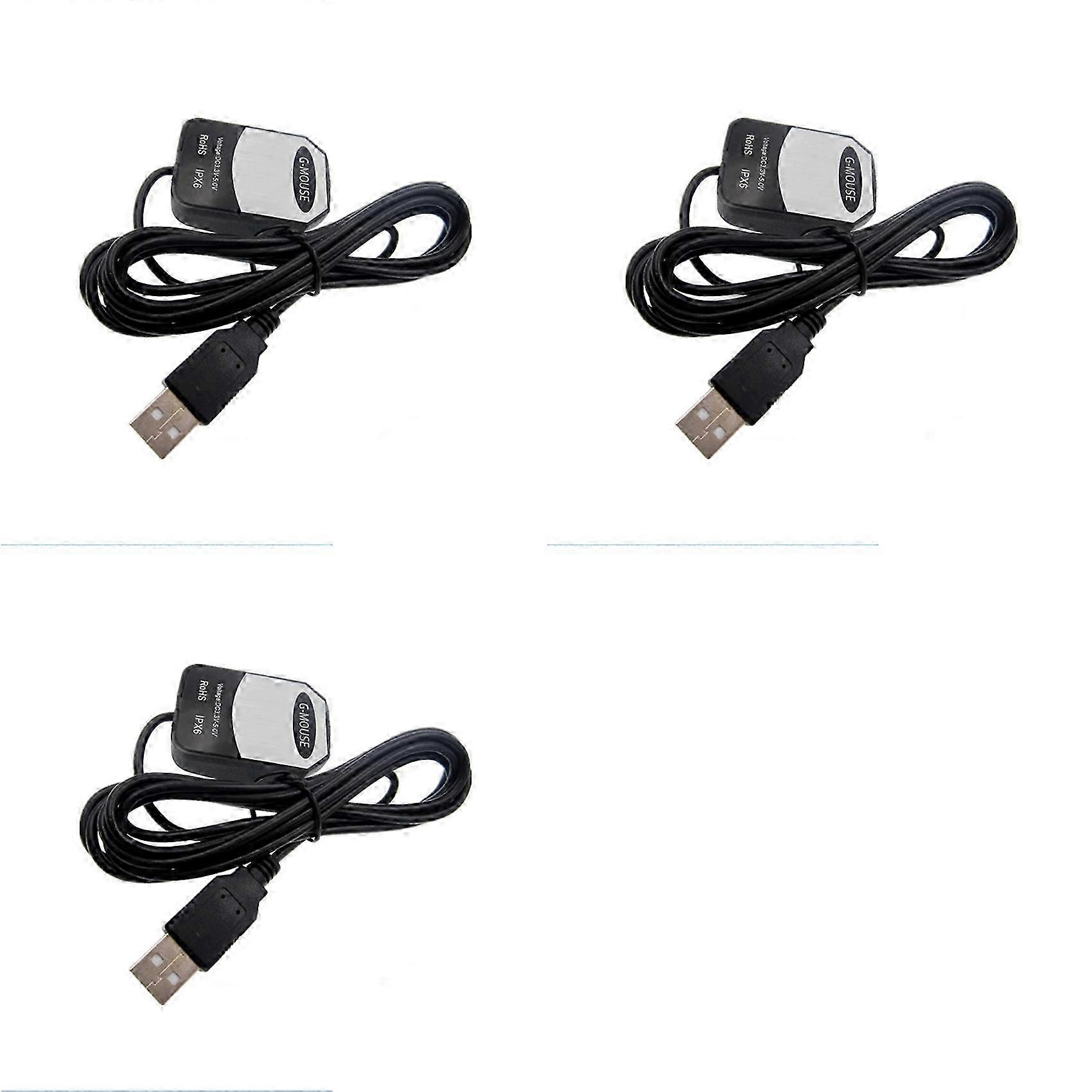 3X VK-162 GPS Receiver Module Navigation Positioning Module with Built-in Antenna and USB Interface