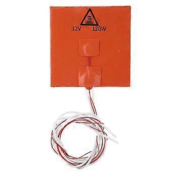 3D Printer Accessories Silicone Hot Heated Bed Heating Pad (12V  120W 120*120mm)