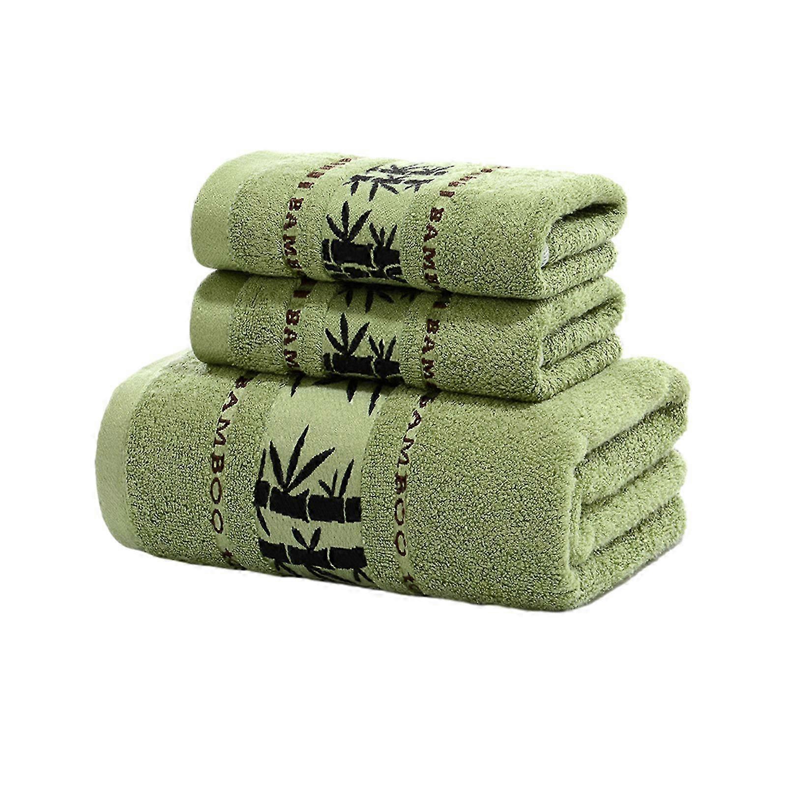 Thick Absorbent Bamboo Towel Set