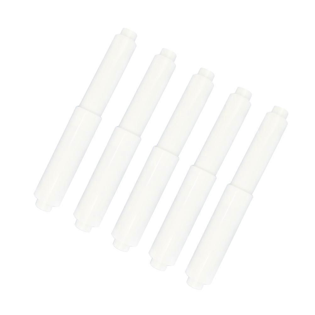 Toilet Paper Replacement Roller Plastic Spring Loaded 5Pcs Pack