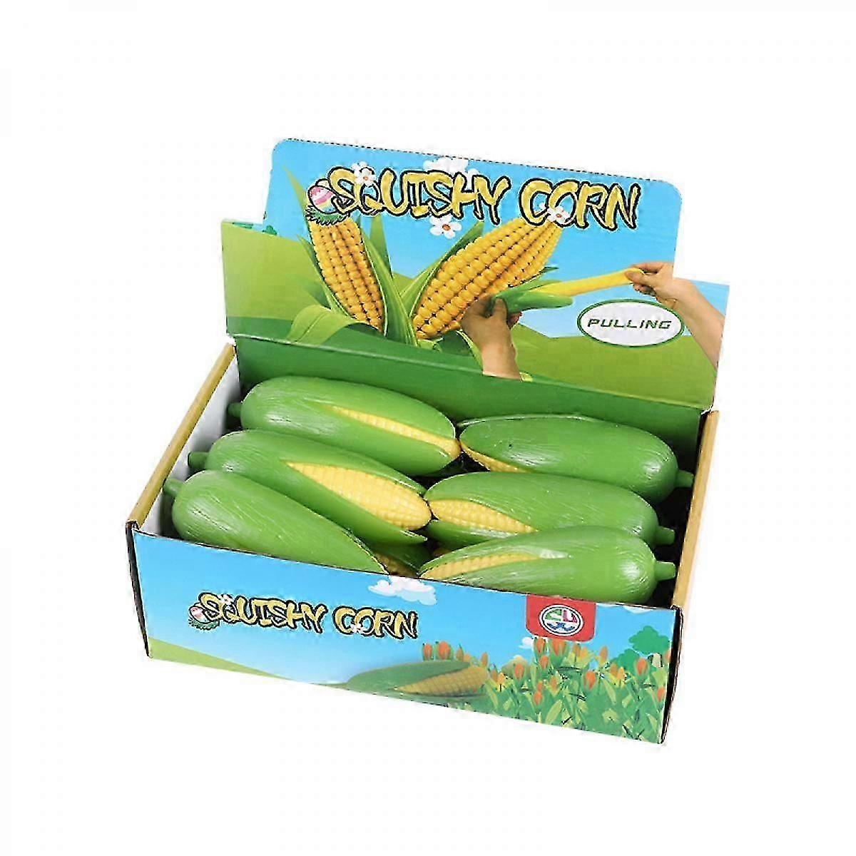 Vibrant Corn-Shaped Stretch Toys