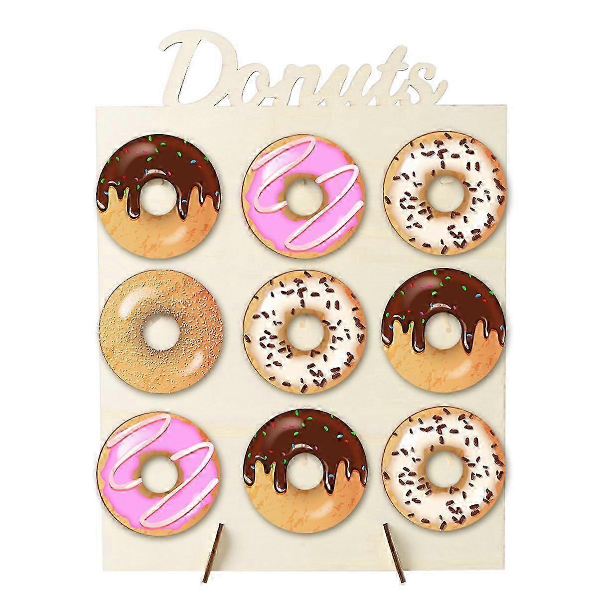 Stable Wooden Donut Presentation Wall