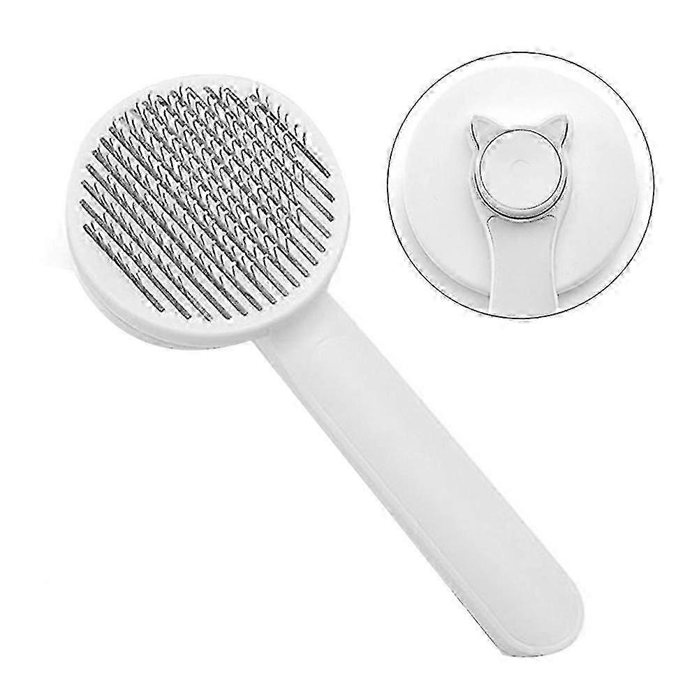 Slicker Grooming Brush With Self Clean