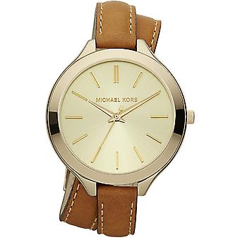 Mkors Runway Watch for Women Analog Quartz with MK2256 Cowskin Bracelet