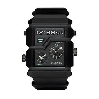 Diesel men Quartz Digital Man Watch with DZ7177 Rubber Bracelet