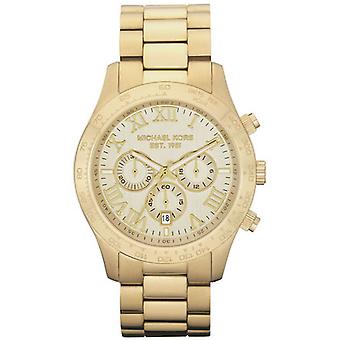 Michael kors layton chrono reloj para Hombre Analógico de Cuarzo con brazalete de Acero inoxidable MK8214
